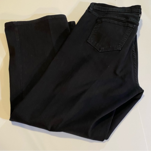 NYDJ tummy tuck jeans SZ 14, GUC, wide leg, stretch, heavy weight - Picture 10 of 14